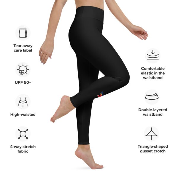 Yoga Leggings - Parrot Sticker - Image 4