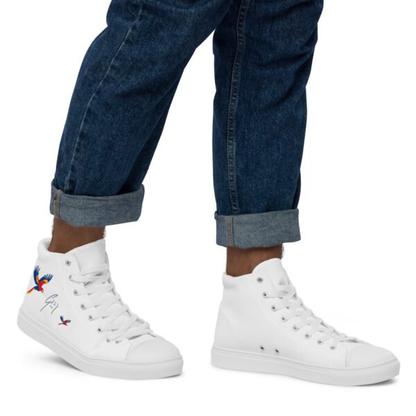 Men’s high top canvas shoes - Image 3